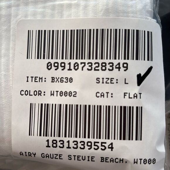 J Crew Relaxed beach pant in airy gauze Women’s Large White‎ - Picture 4 of 9